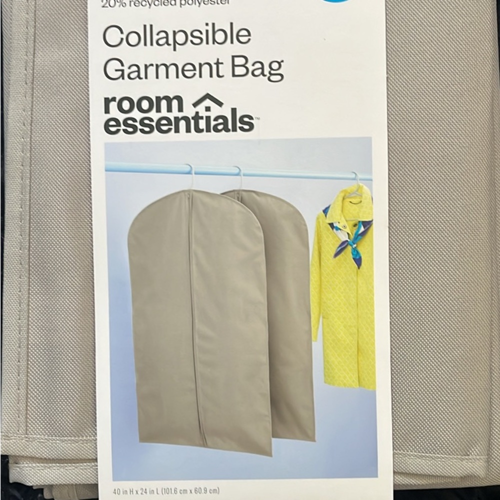 Room Essentials Gray Garment Bag